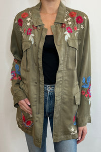 Mika Paris Drawstring Military Jacket