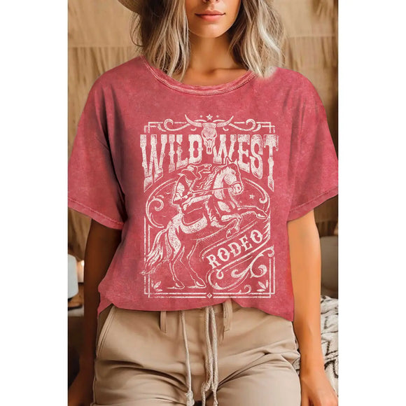 Wild West Rodeo Mineral Graphic Tshirts