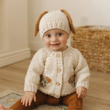 Puppy Cardigan Sweater - Wild Skyes