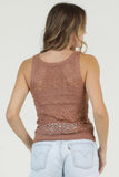 Open Knit Tank Top