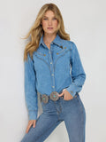 Lainey Wilson Western Denim Snap Up