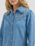 Lainey Wilson Western Denim Snap Up