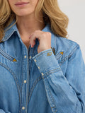 Lainey Wilson Western Denim Snap Up