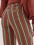 Lainey Wilson Clay Stripe Bell Bottom Jeans