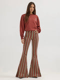 Lainey Wilson Clay Stripe Bell Bottom Jeans