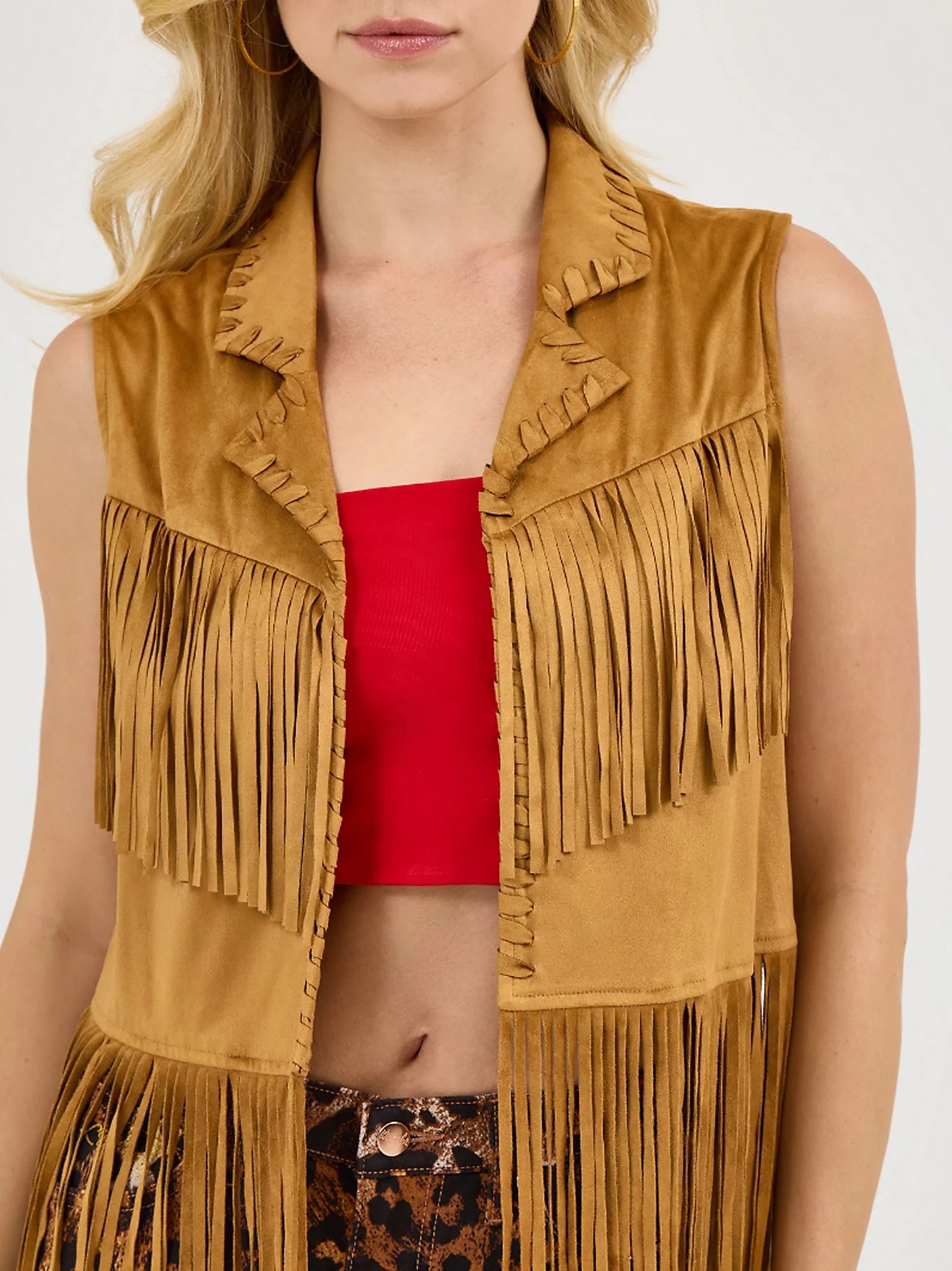 トップス LGB VEST MINI/FRINGE WRANGLER X LAINEY WILSON FESTIVAL FRINGE VEST – Wild Skyes