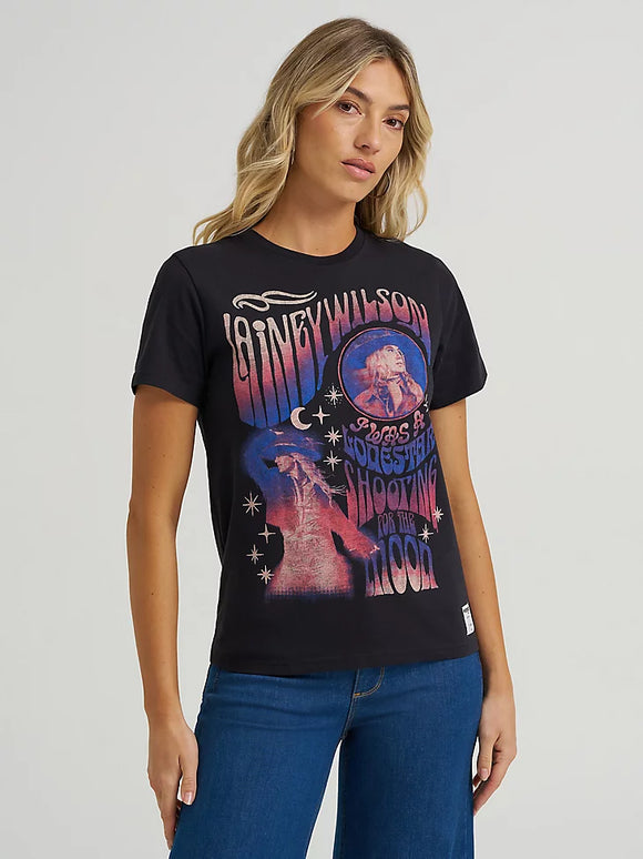 WRANGLER X LAINEY WILSON MOON REG FIT TEE