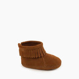 Infant's Back Flap Bootie Brown