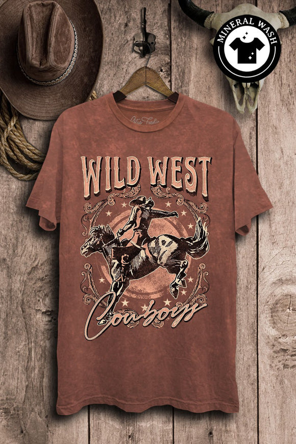 Wild West Cowboys Graphic Top