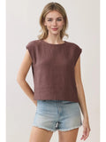 Cotton Gauze Relaxed Fit Top