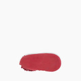 Infant's Back Flap Bootie Hot Pink