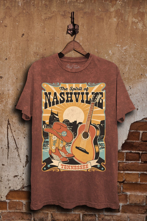 The Spirit Of The Nashville Graphic Top