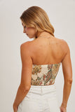 Paisley Satin Bandana Tube Top - Wild Skyes
