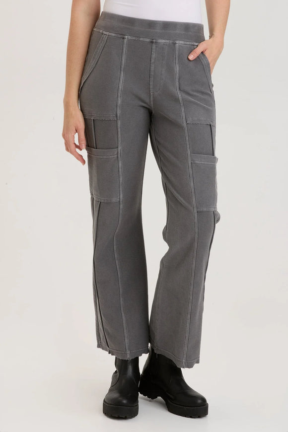 KIAH FLARE PANT IN SMOKEHOUSE PIGMENT