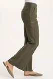 Ninian Twill Knit Zipper Pocket Flared Pant