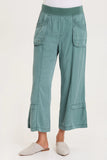 Mallis Pull-On Twill Gaucho Pant - Wild Skyes