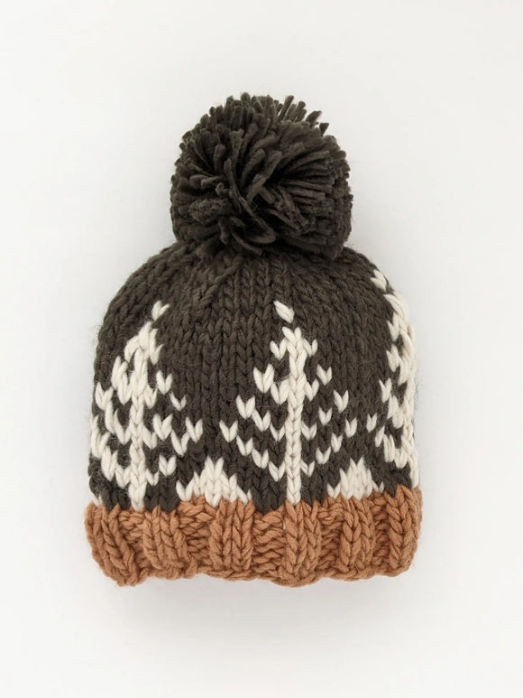 Forest Knit Beanie Hat Loden
