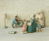 Grandma and Grandpa Mice in Cigarbox - Wild Skyes