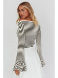 Long Sleeve Striped Sweater