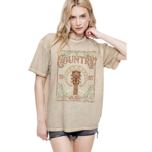 Country Music 1967 Graphic S/S Lunar Dye Tee