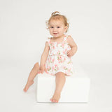 SMOCKED TOP WITH RUFFLE STRAPS AND DC - SWEET MAGNOLIAS