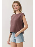 Cotton Gauze Relaxed Fit Top