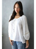 Eyelet Embroidered Blouse
