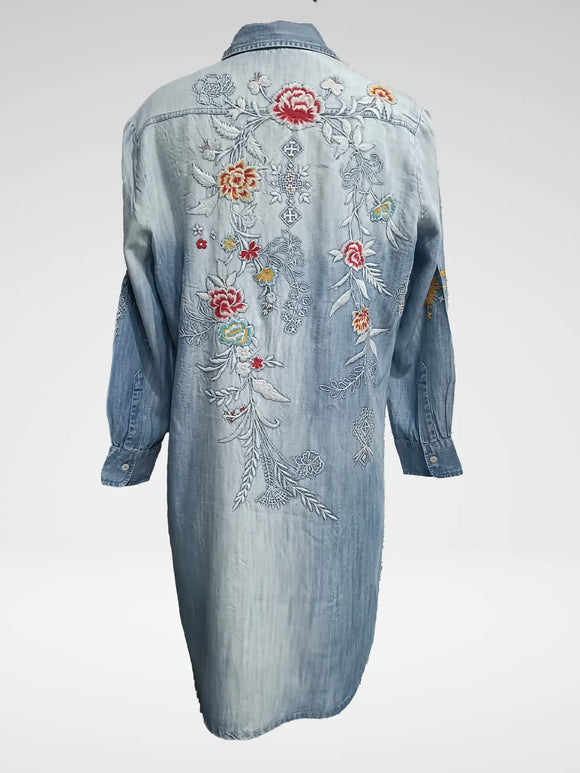 sachin and babi light blue dress Embroidered Dresses | Floral Embroidered Dresses