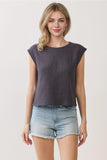 Cotton Gauze Relaxed Fit Top