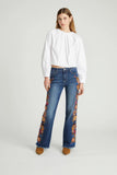 SIENNA X FLORAL FRINGE