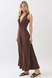 Front Twist Sleeveless Wide Leg Jumpsuit