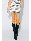 Polka Dot Knit Micro Mini Skort - Wild Skyes