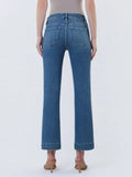 High Rise Seamless Wb Trouser Hem Kick Flare Jeans
