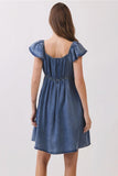 Tencel Flow Short Sleeve Mini Dress