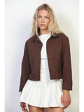 Garment Faded Wash Canvas Barn Jacket