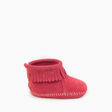 Infant's Back Flap Bootie Hot Pink