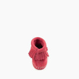 Infant's Back Flap Bootie Hot Pink