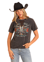 Honky Tonky Nights Graphic Tee with Mesh