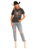 Honky Tonky Nights Graphic Tee with Mesh