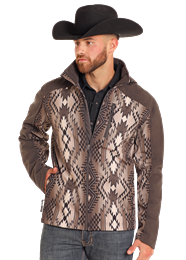 AZTEC PRINTED SOFTSHELL JACKET