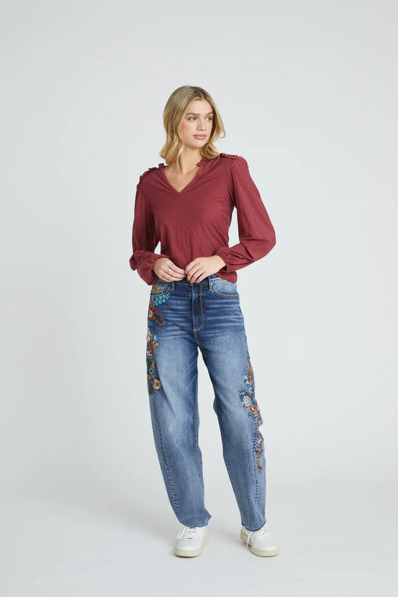 Parker Wide Leg - Varsity Vines