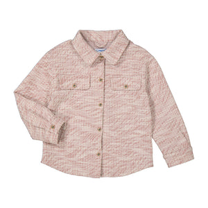 Rose Tweed Overshirt