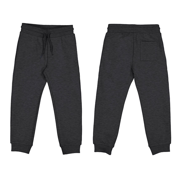 Basic cuffed fleece trousers