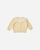 Petal Knit Sweater || Lemon