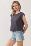 Cotton Gauze Relaxed Fit Top