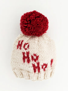 Ho Ho Ho! Hand Knit Beanie Hat