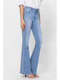 High Rise Long Flare Jeans