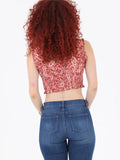 Scrunch Crop Top - Wild Skyes