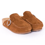 Women's Buckle Clog Brown