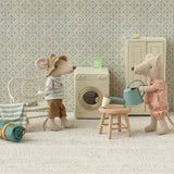 Blue Stripe Mouse Toothbrush Set by Maileg EU - Wild Skyes
